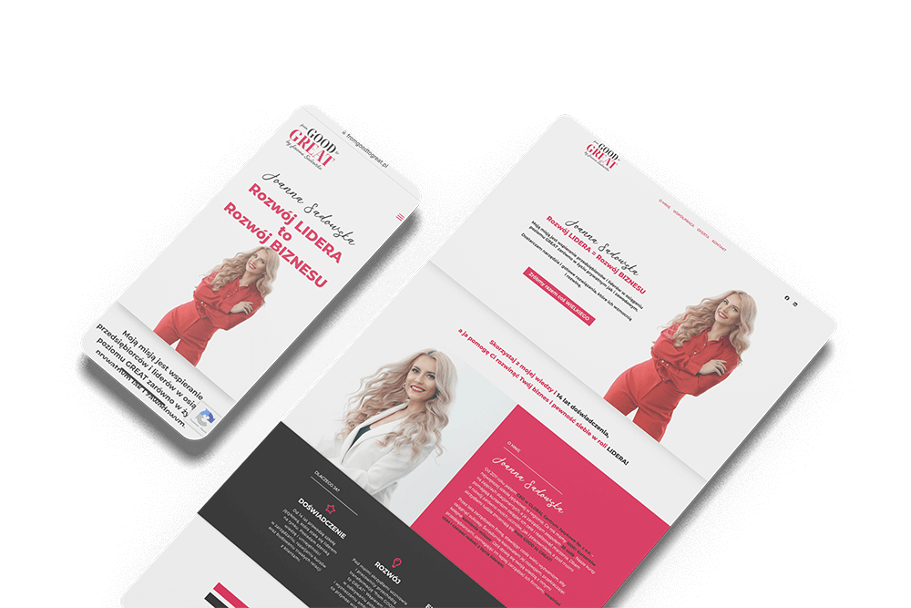 Website Mockup from good to great